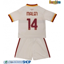Maglie da calcio AS Roma Donyell Malen #14 Seconda Maglia Bambino 2026-27 Manica Corta + Pantaloni corti)